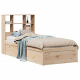 Bed Frame without Mattress 90x190 cm Single Solid Wood Pine 3323476