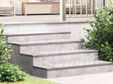 Stair Tread Rectangular 4 pcs Silver 70 x 30 cm Aluminium 4104300