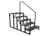 RV Stairs 5 Step, RV Steps Anti-Slip, Hot Tub Steps with Handrail, 660 lbs Hot Tub Steps Step Ladder 97869342