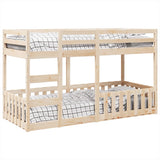 Bunk Bed 90x200 cm Solid Wood Pine 3308589