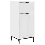 Bathroom Cabinet with Drawer with Door White 39.5 x 36 x 88 cm 883394