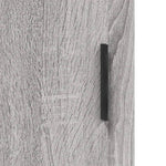 Highboard Grey Sonoma 69.5x34x180 cm Engineered Wood 3189467