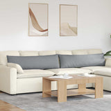 Sofa Pillows 2 pcs Light Grey 145 x 40 cm Fabric 42013825