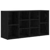 Shoe Bench Black Oak 103 x 30 x 54.5 cm Engineered Wood 875160
