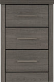 ZNTS Lisbon 3 Drawer Bedside 100-103-037