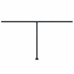 Awning Post Set Anthracite 450x245 cm Iron 315097