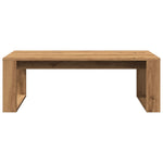 ZNTS Coffee Table Artisan Oak 102x50x35 cm Engineered Wood 856681