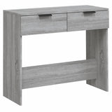 Console Table Grey Sonoma 90x36x75 cm Engineered Wood 817073