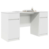 Desk with Drawer White 140 x 49 x 76 cm Engineered wood 3328507