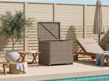 Cushion Box 55 x 55 x 69 cm steel 42026741