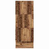 Storage Bed Frame with Drawer Old Wood 80 cm Engineered Wood 3335603