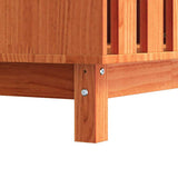 Dog House Wax Brown 100 x 70 x 70 cm Solid Pine Wood 869964