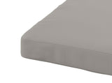 4-Piece Seat Cushions SOEST 4 pcs 100% Polyester Grey 944914