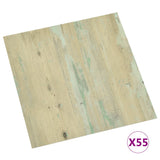 Self-adhesive Flooring Planks 55 pcs PVC 5.11 m Light Brown 324670