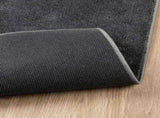 Rug OVIEDO Short Pile Anthracite 120x120 cm 375467