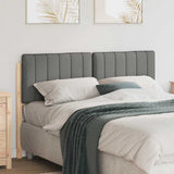 Upholstered Headboard Brown and Light Grey 140 cm 880178