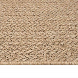 Rug ZIZUR 200x200 cm Jute Look Indoor and Outdoor 4006155