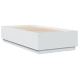 Bed Frame without Mattress White 90x190 cm Single 3209751