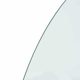 Fireplace Glass Plate Transparent 1000 x 600 mm Glass 353841