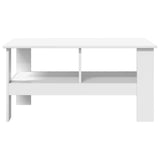 Coffee Table White 90 x 50 x 45 cm Engineered Wood 8000252