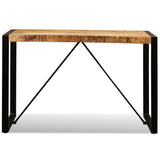Dining Table Solid Rough Mango Wood 120 cm 243996