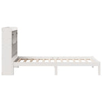 Bookcase Bed without Mattress White 90x200 cm Solid Wood Pine 3321621
