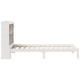 Bookcase Bed without Mattress White 90x200 cm Solid Wood Pine 3321621