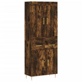 Highboard Smoked Oak 69.5x34x180 cm Engineered Wood 3199870