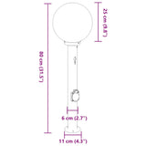 Bollard Lights with Sensor&Outlet 3 pcs 80 cm Stainless Steel IP44 4006108