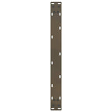 Coffee Table Legs U-Shaped 2 pcs Natural Steel 60x cm 4013143