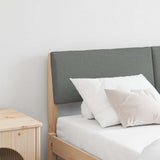 Upholstered Headboard Dark Grey 160 cm Solid Pine Wood 879110