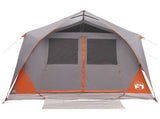 Tunnel Tent Grey and Orange 10-Person Polyester and Steel 42028663