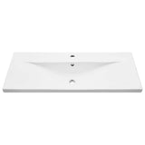 Bathroom Sink Cabinet Black Oak 100 x 39 x 62 cm 3333145