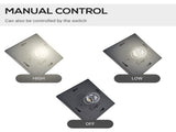 1.8m Traditional Victorian Style 3 Way Head Outdoor Garden Solar Post Lamp Sensor Dimmable LED T3398P313619