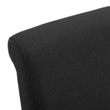 Dining Chairs 4 pcs Black Fabric 249280
