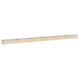 Raised Garden Bed Ivory 600 x 40 x 24 cm cold-rolled steel 8006381