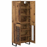Highboard Old Wood 69.5 x 34 x 180 cm Engineered Wood 3403192