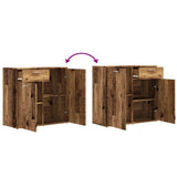 Sideboard Old Wood 80x36x75 cm Engineered Wood 856006