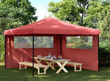 Party Tent Folding Burgundy 292 x 292 x 315 cm Oxford Fabric 42023558