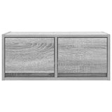 TV Cabinets 2 pcs Grey Sonoma 60x31x25.5 cm Engineered Wood 861501