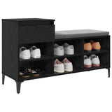 Shoe Cabinet Black oak 102 x 36 x 60 cm Engineered wood 881044