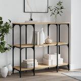 Console Table Sonoma Oak 102x35x90 cm Engineered Wood 834146