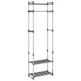 3-Tier Clothes Rack Silver 59x29x192 cm Aluminium 344385