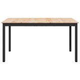 Dining Table Natural 150 x 90 x 75 cm Solid Pine Wood 892791