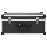 CD Case for 60 CDs Aluminium ABS Black 91857