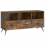 TV Cabinet Smoked Oak 102 x 34.5 x 50 cm Engineered Wood 895600