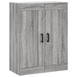 Highboard Grey Sonoma 69.5x34x180 cm Engineered Wood 3199815