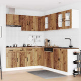 11 Piece Kitchen Cabinet Set "Kalmar" Old Wood Engineered Wood 3314919