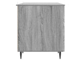 Desk with Shelf Grey Sonoma 142.5 x 50 x 75 cm Engineered Wood 3414609