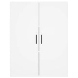 Highboard White 69.5x34x180 cm Engineered Wood 3195859